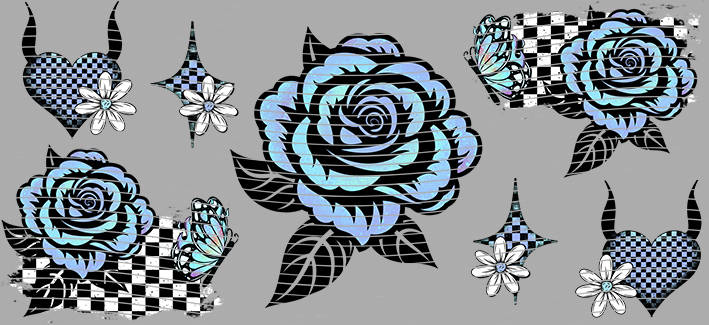 16oz Distressed Checkered-DC-75